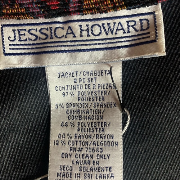 VINTAGE Jessica Howard Embroidered Jacket - Picture 6 of 6
